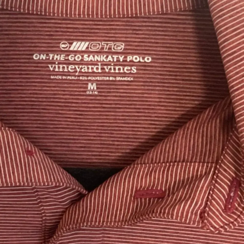 Vineyard Vines‎ On the go Sankaty Polo size medium 12/14 - Picture 2 of 3